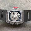 Mens Watch Designer Watches Movement Automatic Luxury Richa Business Leisure RM35-02 Automatisk mekanisk klocka Black Qkbj