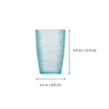 Wine Glasses 5 Pcs Stackable Coffee Mugs Whiskey Glass Beer Drink Cup Tumblers Kids Acrylic Water Mug Juice Bottles Drinking