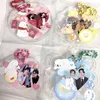 Clear Acryl Sheet Goo Card Diy Handmade Keychain Hanger Plexiglas Blank Embryo Round Handmade en Creative Keychain Tag