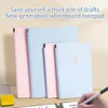 A4 A5 Erasable Reusable Whiteboard Notebook Set Whiteboard Pen Erasing Cloth Weekly Planner Portable Stylish Office Notebooks