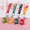 Link braccialetti kawaii Dinosaur bambola portachiafine binnaschine da donna per uomo coppia tastiera per auto a sospensione