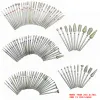 10pcs/conjunto Diamond Unhed Bit Roteery Roter Cutters para pedicure Ferches Manicure Ferramentas Acessórios