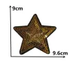 Star Pattern Sequin Embroidery DIY Wholesale Sales 1-10 pcs Hot Melt Adhesive Ironing Sewable Patch Sticks patches for clothing