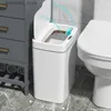 Cesti per rifiuti 15/18L Sensore Smart Sensor Cash Can Secket Arbae impermeabile Stretto cucitura Stretta Cestino automatico Cestino del cestino per toilette da cucina Camera da letto L49