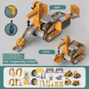 Kids Engineering Vehicle Electric Drill Tool Toys Match Children Bildungssets Werkzeuge für Jungen Nussbauen Geschenk