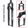 Racework Gravel Bike Disc Fork 700c Road Bicycle Air Shock Shock Berrouillage Hydraulic Front Forks Fined Broke