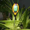 1/2pcs 4 dans 1 PH METTRE METRIPE MUIPEUR DU TEMPÉRATION DIGILE TESTER SUMBRE POUR LES PLANTES DE JARDIN