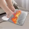 Carpets Winter USB Charging Portable Flannel Foot Warmer Electric Heating Pad Universal Soft Plush Washable Household For Heater