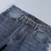 Neue High-End-Jeans-Jeans Trendy Marke European Slim Fit Straight Bein Casual Jeans Herbst- und Winterstile B3339#