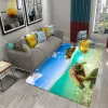 3d zeeschildpad tapijt schattig mariene dierenreeks gebied Tapijten voor woonkamer slaapkamer badkamer deur ingang niet-slip mat woning decor