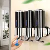 Liquid Soap Dispenser Auto Touch-Free Manual Stainless Steel Wall Mount Shower Shampoo High Quality Durable Supplies