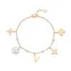 Bracelet de concepteur de petite couleur intégré de luxe Bracelet Femmes en acier inoxydable Silver Gold Plate Crystal Charm Bracelets Fine Bijoux Femme Femme Birthday