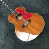 Kablolar All Mahogany Wood J200 Akustik Gitar 43 "Super Jumbo SJ200 Akustik Elektro Gitar Ücretsiz Nakliye Gitarra