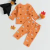 Pantaloni mababy 03y Halloween per bambini neonato neonato bambino set di vestiti da ragazza a maniche lunghe