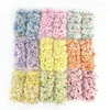 Dekorative Blumen 24/72pcs Mini Künstliche Seidenblumblütenstrauß Gradient Stamme Hochzeitsfeier Dekoration DIY handgefertigt