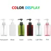 Nouveau gel de douche en plastique transparent pour désinfection à la main Shampooing Pumpo Soap Dispener Container Mouing Bottle