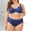 Bras Sets Femmes sous-vêtements confortables confortables Sentiels de soutien-gorge plus de taille pour femmes pour le nylon respirant sexy