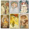 Tsjechische kunstenaar Alphonse Maria Mucha Art Poster Canvas Painting Art Wall Painting Living Room Home Decoratie