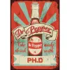 1pc Keviewly Dr Pepper Metal Wall Art Tin Signes avertissement Animal Funny Restaurant Bar Band nouvellement marié Birthday Party