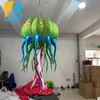 Custom Made LED Lights 3 Meters Height Large Inflatable Jellyfish for Hanging Stage