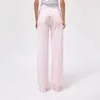 Jeans feminino desgaste da moda Y2K Rosas tridimensionais Detalhes de bordado de borboleta Detalhes da perna larga Lavagem
