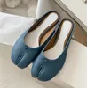 Designer Tabi Ballerina Shoe Sandals Casual Shoes Tabi Luxurys Summer MM6 Ballet Shoes Balev Flat Leather Ankles Heels Sheepskin Calf Sexy Sports Slippers