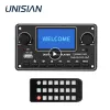 Amplifiers Unisian Lcd Mp3 Player Module 28*64 Display Bluetooth Digital Audio Decoder Board Tdm157 Usb Sd Bt Fm for Car Home Amplifier
