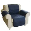 Chair Covers 1pcs Single Waterproof Sofa Cover Soft Pongee Fabric Pet Cushion Protective Home Anti-dirty Recliner Protector