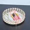 Storage Boxes Cosmetic Jewelry Round Tray Makeup Tool Brushes Organizer
