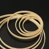 5Pcs 8-30cm Wooden DIY Handmade Catcher Embroidery Hoop Craft Cross Stitch Bamboo Circle Ring Hanging Wedding Decorations