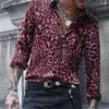 Men's Casual Shirts 2024 Fashion Luxury Leisure Outdoor Sports High Quality Soft And Comfortable Fabric Classic Leopard Print Shirt