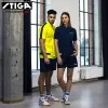 Dresses New Original Stiga Table Tennis T Shirt Table Tennis Champion Shirt Fast Dry Sports Short Sleeve Shirt For Men Women