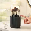 360 ° roterande makeup Kosmetisk arrangör med lock Luxury Brush Holder Lipstick Eyebrow Pencil Holder Eye Shadow Storage Box