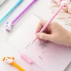 Długie 36pc/set koreańskie śliczne długopisy jednorożenne śmieszne pióro Pen Kawaii Ballpoint Rollerball School Office Dostaw towary przedmiot Girl Prezent