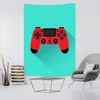 Tapisches Game Gande Controller Gamer Player Player Tapestry Wall suspendu Art Room Decor Aesthetic Bedroom Background