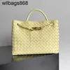 Sac à main ANDIAMO BOTTEGVENETAS SUMMER SUMBER SIMPSKIN BRYDED BRASS Metal Not Women's Bag J52F