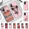 Love Rose Gold Style Telefono per Samsung Note 8 9 10 20 Pro Plus Lite M 10 11 20 30 21 31 51 A 21 22 42 02 02 03