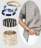 Braccialetti in lega d'argento in argento oro flatfoosie donne allungare piastrelle smalto piastrelle impilabili braccialetti braccialetti di braccialetti uomini gioielli Q0712244940