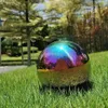 Flerfärgad uppblåsbar spegelboll Stor händelsedekoration Ballong PVC Disco Balls Shinny Sphere Gazing Globe Mirror Ball 240403