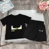 Classics baby tracksuits boys Short sleeved suit kids designer clothes Size 100-150 CM Front and rear logo printing t shirt and shorts 24April