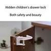 Chaud!6pcs / set Baby Safety Lock Salon Room Bedroom Armoire de placard Punch Free Childre