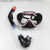Dykningsmasker QYQ-ungdom dyker all-torr andning simglasögon dykmask y240410