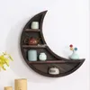 Bogu shelf solid wood Chinese tea rack wall shelf wall hanging teapot display rack small display stand shelf closet shelving