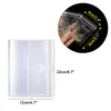 Caixas de armazenamento PVC Bolsas transparentes Brios selados de colar de anel Jóias Anti-oxidação INS Dust Livro