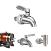 Household Beverage Wine Barrel Faucet Spigot 12-16mm Steel Bar Party Juice Beer Barrel Dispenser Tap Wood Glass DrumTank Bibcock