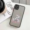 Tatty Teddy Cute Bear Telefone Case Mat Transparent na iPhone'a 14 11 12 13 Plus Mini X XS XR Pro Max Cover