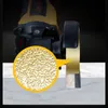 Alésage de 20 mm 3 pouces 75 mm aspirateur sec brasé en diamant broutel roue parallèle demi-bullnose Borque profil de broyage du profil de broyage