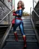 Dorośli dzieci Halloween Carol Danvers Cosplay kostium żeńska superbohater Zenta