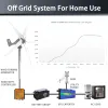 3 kW windmolens turbinegeneratorvermogen 3000W 48V 24V 12V 6 Blades met off -grid -systeem MPPT Hybride ladingscontroller voor thuis