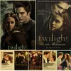 Film Alacakaranlık Poster Edward Bella Retro Kraft Kağıt Baskılar Resim Diy Film Vintage Odası Ev Bar Cafe Sanat Duvar Dekor Boyama